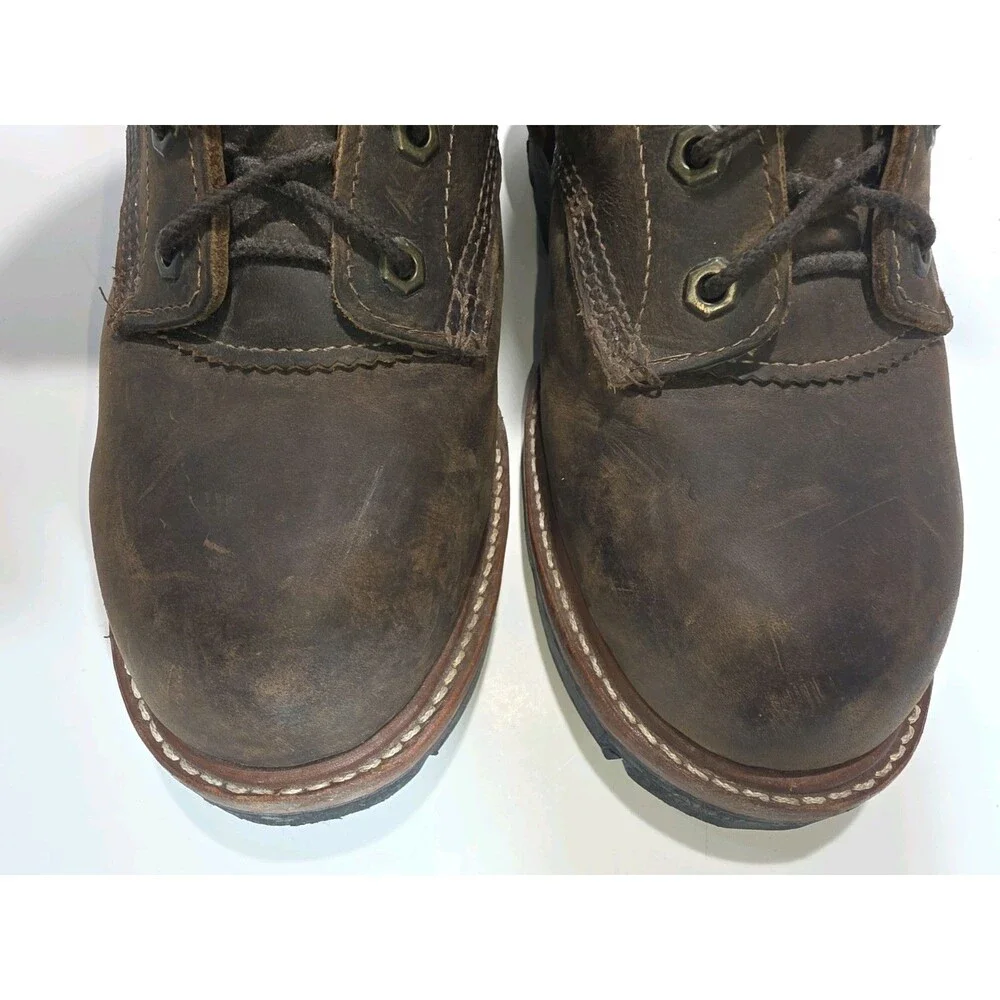 Chippewa Logger Boots Men’s Size 9 EEE Brown Waterproof Leather Steel Toe